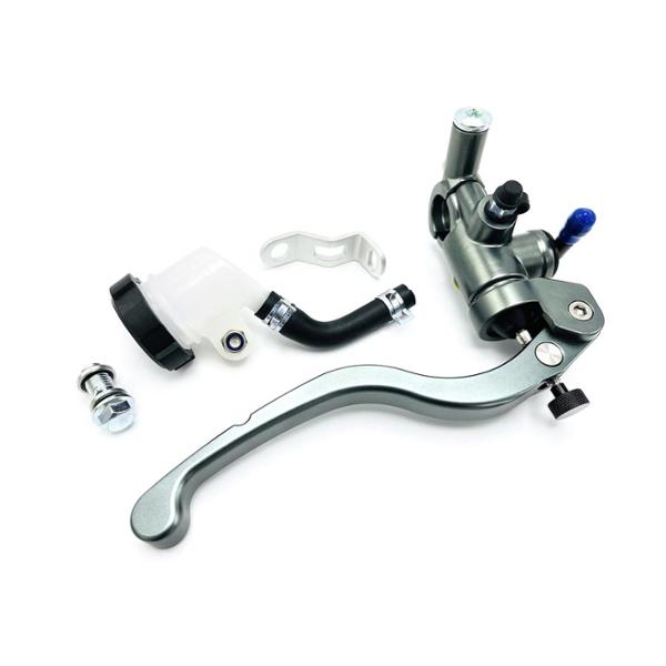 MAITRE CYLINDRE FREIN AVANT RADIAL 17MM UNIVERSEL LEVIER CNC-GRIS