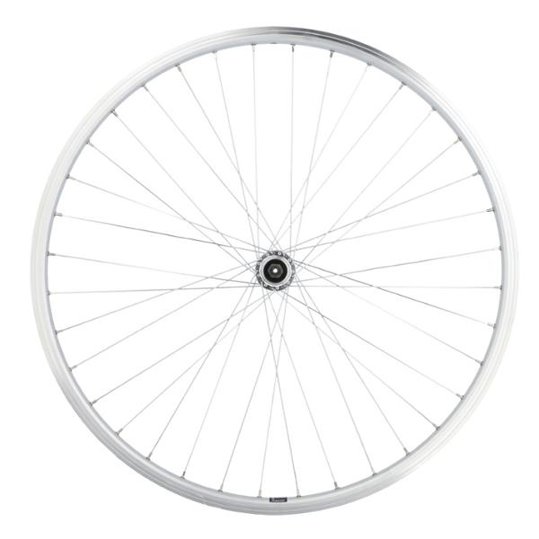 ROUE VTC 28" AR BLOCAGE JANTE ARGENT MACH1 M260 MOY.VELOX URBAN A VISSER 5 / 6 / 7V V-BRAKE 36