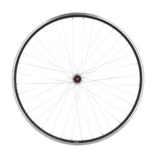 WHEEL -HYBRID- 28 REAR/BLOCK CASSETTE/BLACK MACH1 RIM/M840./HUB VELOX URBAN V-BRAKE 9/10/11V 36T