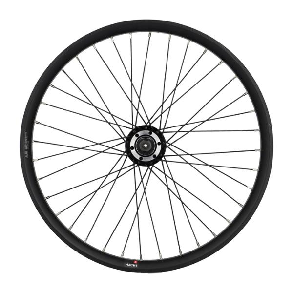 ROUE VELO E BIKE / VAE / CARGO 20" AV BLOCAGE JANTE NOIR MACH1 TRUCKY 30 MOY. VELOX DISQUE 6T