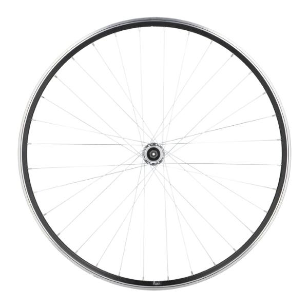 WHEEL -ROAD- 700 REAR/BLOCAGE/SCREW ON AXEL/5/6/7V BLACK MACH1 RIM/CFX/HUB VELOX URBAN 32 H