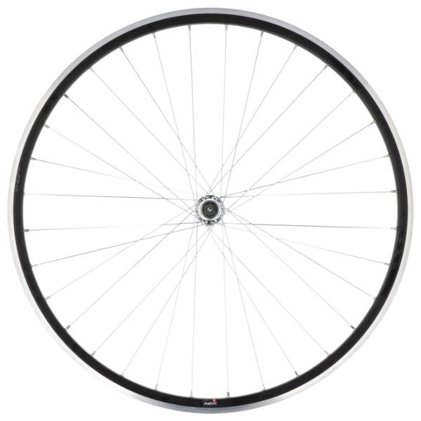 WHEEL -ROAD- 700 FRONT/BLOCKING/BLACK MACH1 RIM/ROAD RUNNER/HUB VELOX URBAN 32 H