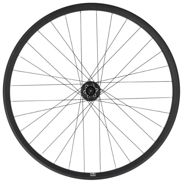 WHEEL -GRAVEL- 700 FRONT/BLOCKING/BLACK MACH1 RIM/PULSE 23/TUB. READY/HUB SHIM.M475/DISC 6 H