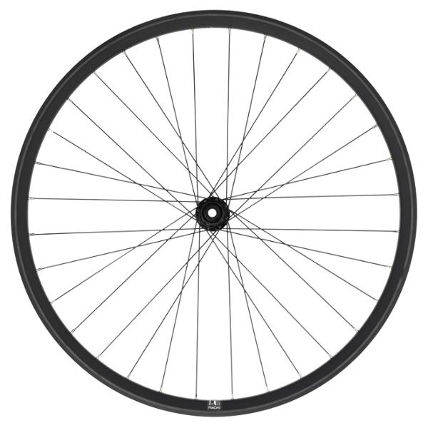 WHEEL -GRAVEL- 700 REAR/BLACK MACH1 RIM/PULSE 23/TUB. READY/HUB SHIM. RS470/DISC CL/THRU AXEL