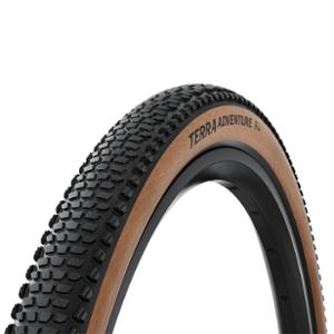 PNEU GRAVEL 700X55C TS CONTINENTAL TERRA ADVENTURE TRAIL GRIP TLR NOIR / MARRON (55-622)