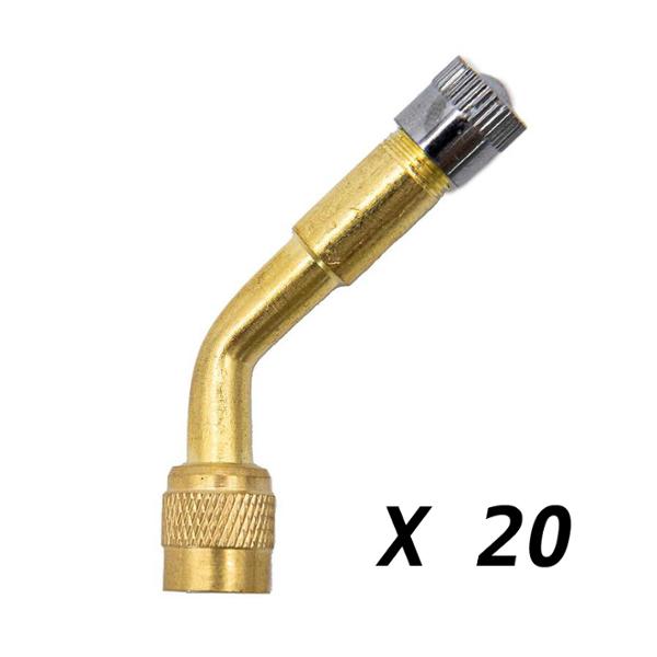 VALVE EXTENSION FOR ELECTRIC SCOOTER ALU SCHRAEDER ANGLED 135° (X20)
