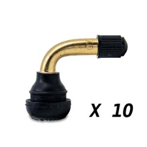 VALVE FOR TUBELESS TYRE ELECTRIC SCOOTER ANGLED 90° PVR70 (X10)