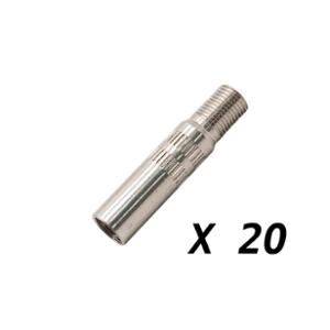 EXTENSION NON-RETURN VALVE ELECTRIC SCOOTER STRAIGHT Ø8 LENGTH 33mm