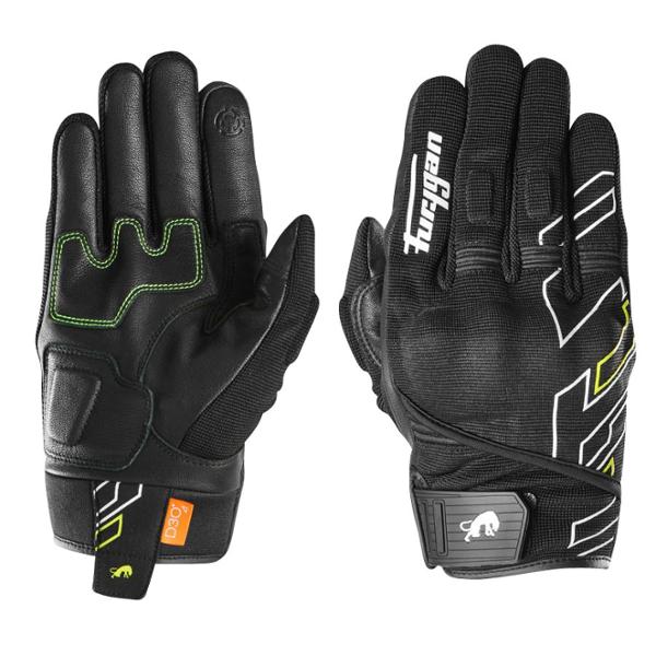 GANT FURYGAN ÉTÉ JET NEON D3O® NOIR / FLUO TAILLE S (PR)