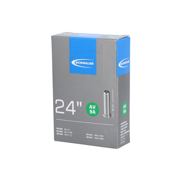 CHAMBRE A AIR VELO 24" X 3 / 4-1 1 / 8 (600A - 20 / 28-540 / 541) VS SCHWALBE STANDARD AV9A