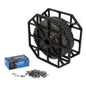 BICYCLE CHAIN 10 SPEED KMC X10 EPT SILVER 114 LINKS ANT-RUST (WORKSHOP ROLL x 50m + 40 MASTER LINKS)