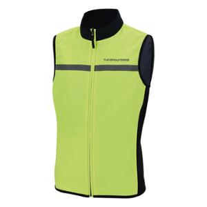 GILET / VESTE SECURITE TUCANO REVERSIBLE BLEU / JAUNE FLUO