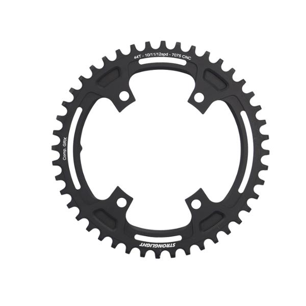 CHAINRING -GRAVEL- MONO Ø 110 44 T BLACK STRONG COMP. SHIMANO GRX FC-RX600/RX810 10/11/12 GEARS