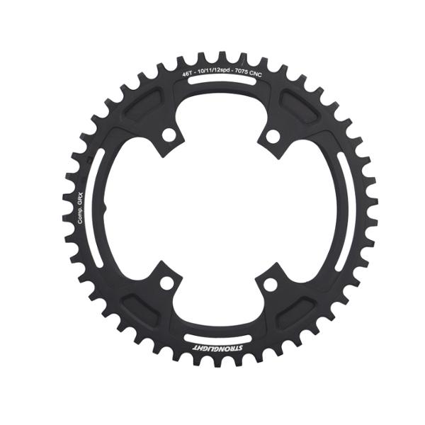 PLATEAU GRAVEL MONO DIAM 110 46DTS NOIR STRONG COMP. SHIMANO GRX FC-RX600 / RX810 10 / 11 / 12V