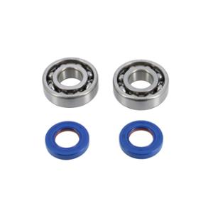 CRANKSHAFT BEARINGS + OIL SEAL -GEARED 50cc- POLINI FOR DERBI SENDA/GPR EURO2/EURO3/EURO4