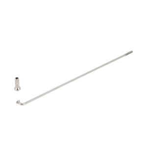 RAYON 2MM INOX NOIR L130 AVEC ECROU(X1) MACH1
