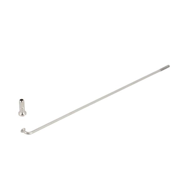 RAYON 2MM INOX NOIR L130 AVEC ECROU(X1) MACH1