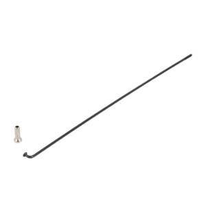 RAYON 2MM INOX NOIR L182 AVEC ECROU(X1) MACH1