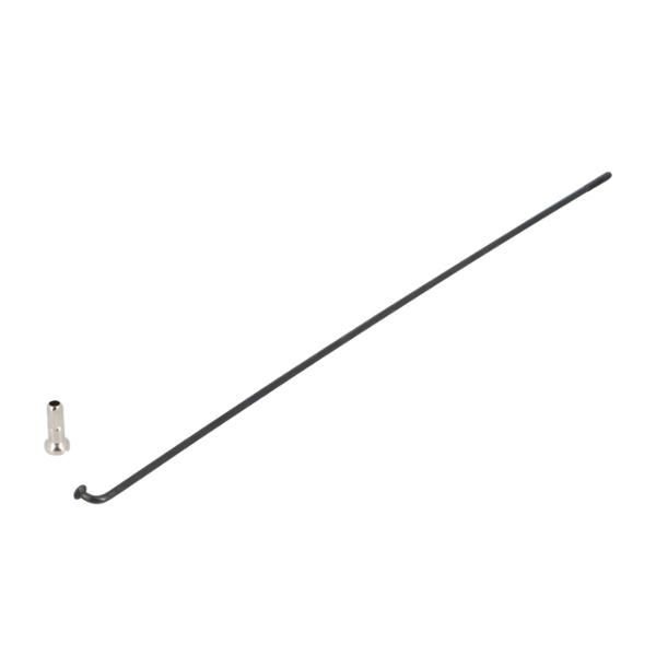 RAYON 2MM INOX NOIR L182 AVEC ECROU(X1) MACH1