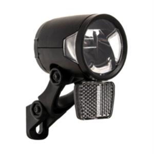 ECLAIRAGE VELO AV / PROJECTEUR E-BIKE / VAE HERRMANS BLACK MR8 6-12V 180 LUMENS FIX. FOURCHE