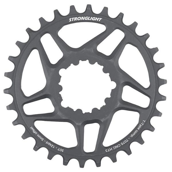 CHAINRING -MTB-  MONO DIRECT MOUNT 3mm 30 TEETH BLACK STRONG HT3 COMPAT  SRAM XO1/XX1 12 SP