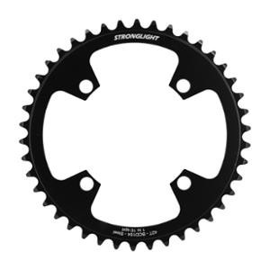 PLATEAU E BIKE / VAE MONO DIAM 104 42DTS ACIER NOIR 4 BRAN. STRONG COMP. BOSCH / SHIMANO / YAMAH