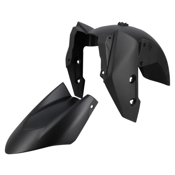 GARDE BOUE AV MAXI SCOOTER TUN'R ADAPT. YAMAHA TMAX 560 2022->2024 TECH BLACK (2 PCS)