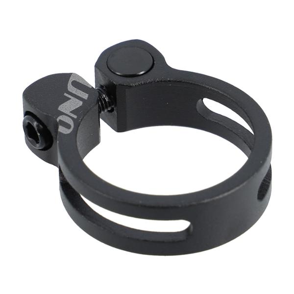 COLLIER TIGE DE SELLE ROUTE D34.9 MM UNO NOIR ALU