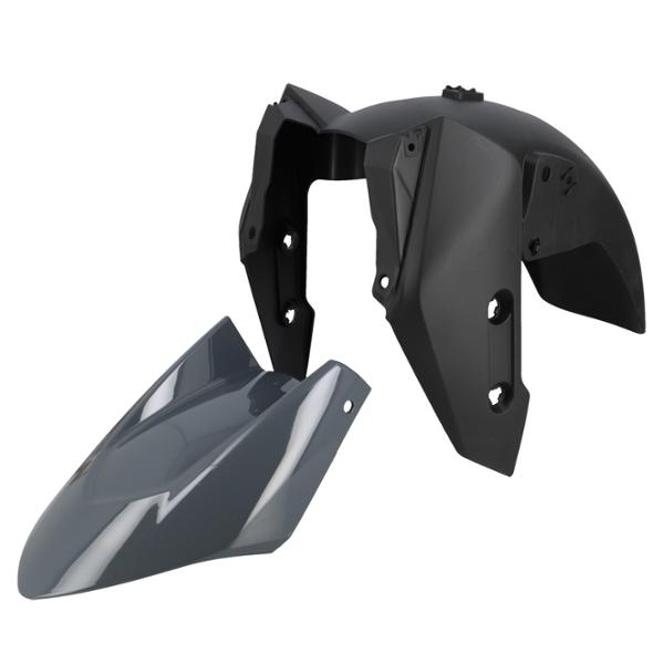 GARDE BOUE AV MAXI SCOOTER TUN'R ADAPT. YAMAHA TMAX 560 2022 GRIS NARDO 2 PIECES