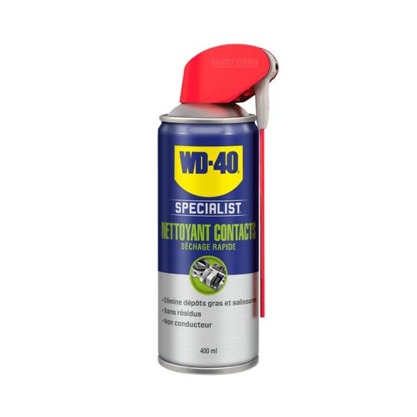 NETTOYANT CONTACT SPECIALIST WD40 400ML (AEROSOL) JET DOUBLE POSITION