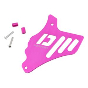 SPROCKET GUARD -GEARED 50cc- DOPPLER ALUMINIUM FOR AM6 - PINK