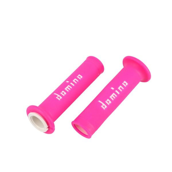 REVETEMENT / POIGNEE DOMINO A010 FUSHIA / BLANC (PR) 120MM