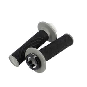 REVESTIMIENTO / PUÑO DOMINO D-LOCKCROSS / ENDURO / OFF ROAD NEGRO/GRIS (PR) 116MM