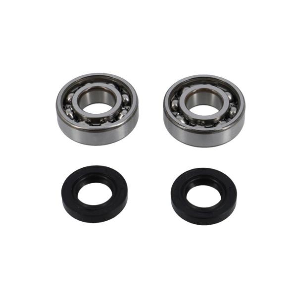 CRANKSHAFT BEARING & OIL SEALS GEARED 50cc FOR DERBI EURO2/EURO3/EURO4 - 6204 C4 SKF STEEL CAGE