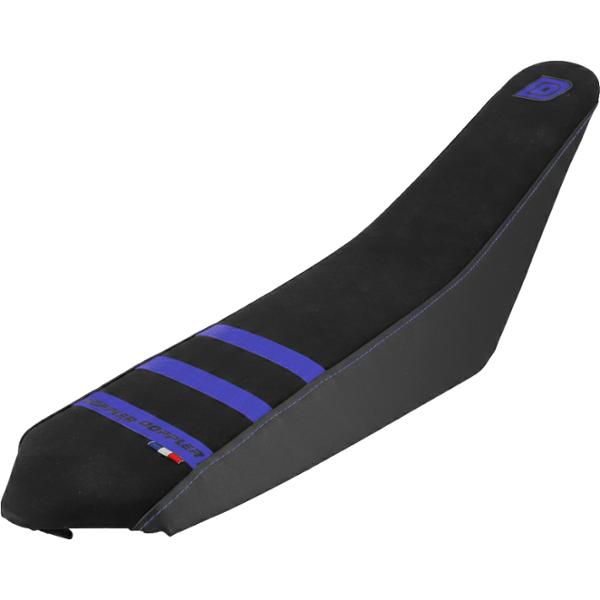 FUNDA DE SILLÍN MECABOITE DOPPLER ADAPTADOR SHERCO SE-R SM-R 2013-> NEGRO/AZUL