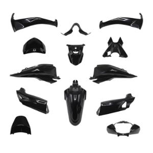 CARROSSERIE / CARENAGE MAXI SCOOTER TUN'R KIT HONDA SH 125 / 150 2017->2019 NOIR (13 PCS)
