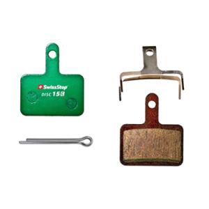 PLAQUETTE FREIN VTT 34 SWISSSTOP DISC 15C ORGANIQUE ADAPT. SHIMANO DEORE / TEKTRO / TRP / CLARKS