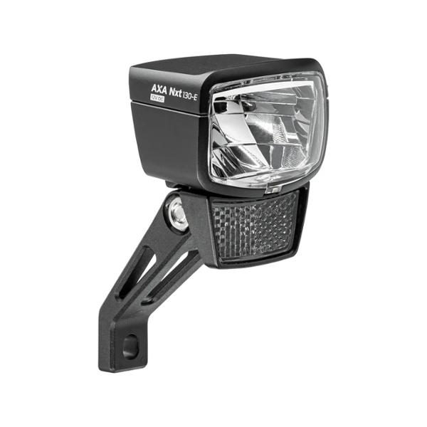 BICYCLE LIGHT FRONT LED HEADLIGHT FOR E-BIKE AXA NXT 130 6-12V  - FORK MOUNT