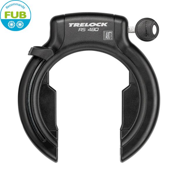 ANTIVOL VELO FER A CHEVAL TRELOCK RS480 XL NOIR (OUV.75MM / LARGEUR INT.MM / OPT. CABLE