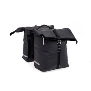 SACOCHE VELO PORTE BAGAGE A PONT NEWLOOXS CANTOS DOUBLE NOIR MIK 2.0 - 36 LITRES - 300x360