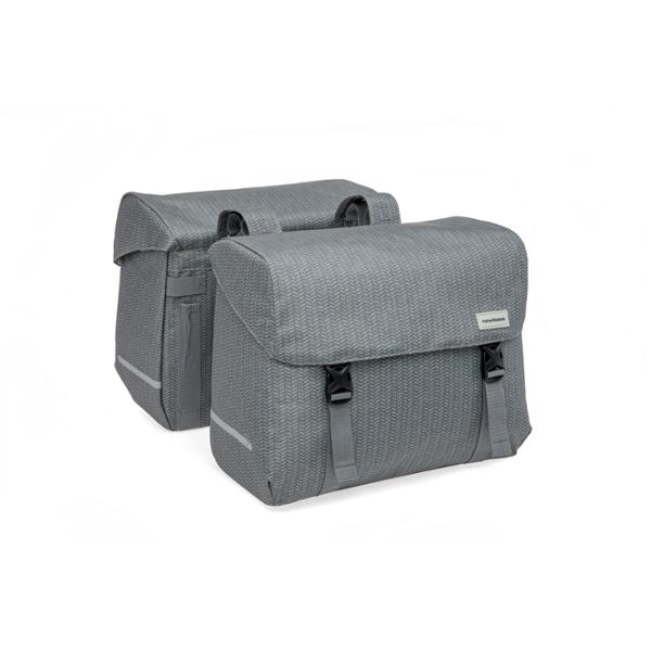 SACOCHE VELO PORTE BAGAGE A PONT NEWLOOXS MONDI JOY NIMA GRIS  -40 LITRES- 390X320X180MM