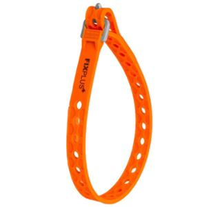 SANGLE DE SERRAGE FIXPLUS NANO SLIMFIT CAOUTCHOUC ORANGE 30CM (X2)