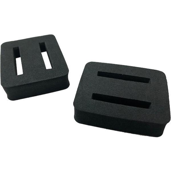 ENTRETOISE / ECARTEUR FIXPLUS SPACER BLOCK MOUSSE EVA NOIR EPAISSEUR 1.25CM (X2)