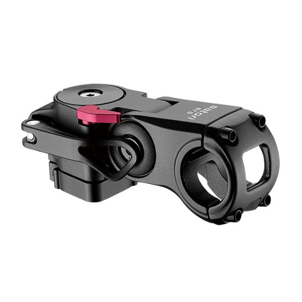 POTENCE REGLABLE ROTATIVE AHEAD SET 1''1 / 8 L90 SATORI ALU NOIR +50° (CINTRE 31.8)