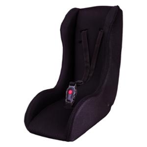 ASIENTO BEBÉ TRASERO POLISPORT MINI PELICAN NEGRO ARNÉS 3 PUNTOS COMPATIBLE REMOLQUE/CARGO