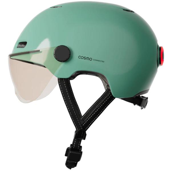 CASQUE URBAIN COSMO CONNECTED FUSION SALVIA BRILLANT ECLAIRAGE INTEGRE AVEC REG. OCC. T.M