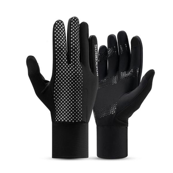 GANT VELO HIVER ROCKBROS NYLON + SPANDEX NOIR XL
