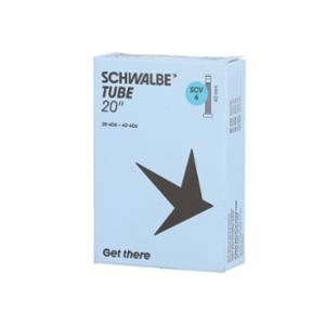 CHAMBRE A AIR VELO 20" X 1.10-1.50 (28 / 40-406) 40 MM SCHWALBE SCV6