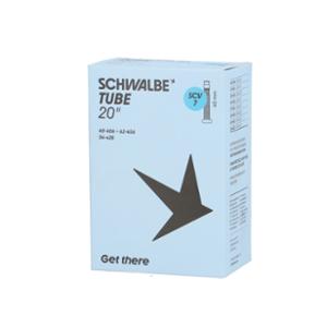 CHAMBRE A AIR VELO 20" X 1.50-2.40 (40 / 62-406) 40 MM SCHWALBE SCV7