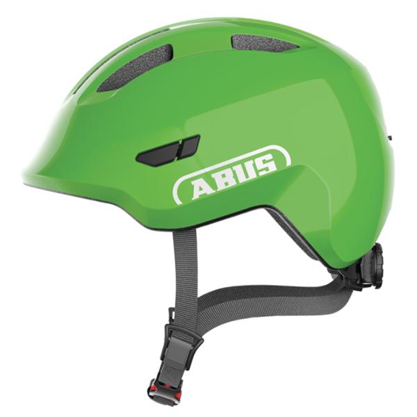 HELMET -KID- ABUS SMILEY 3.0 GREEN IN MOLD WITH OCCIPITAL ADJUSTMENT  - SIZE: M (50/55)